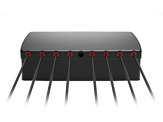 2J4H85Me 5G, Wi-Fi 6E/7, ISM Magnetfußantenne 8-in-1 SMA-M/RPSMA-M 300cm