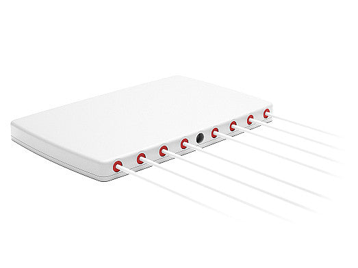 2J4H85Pe 5G, Wi-Fi 6E/7, ISM Klebehalterung Antenne 8-in-1 SMA-M/RPSMA-M 300cm
