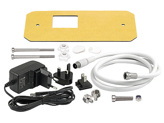 2J9438JBW HDTV, DVBT, DVBT2, FM, DAB Schraub-/Mastmontage Antenne Sombrero F-Stecker IP67/IP69