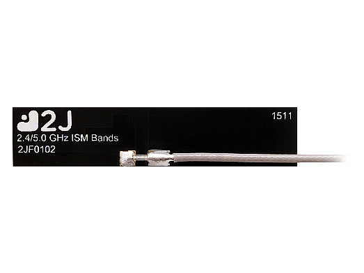 2JF0102P Wi-Fi 6E/7, ISM flexible adhesive internal Antenna U.FL 10cm